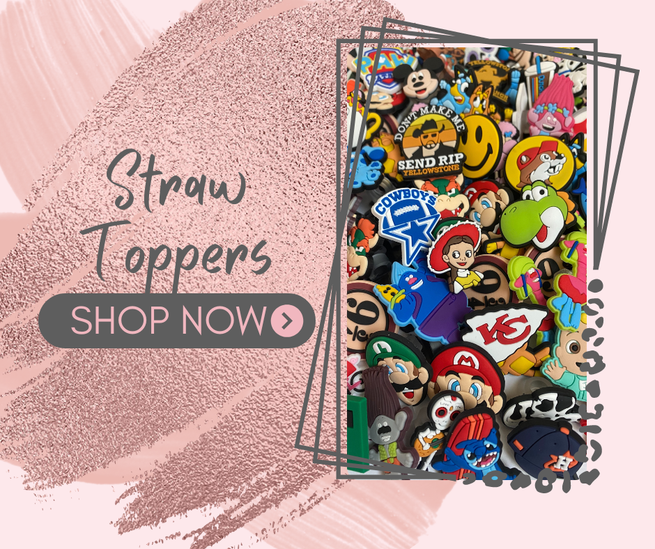 Disney Straw Toppers Tumblers, Straw Toppers Bows Tumblers
