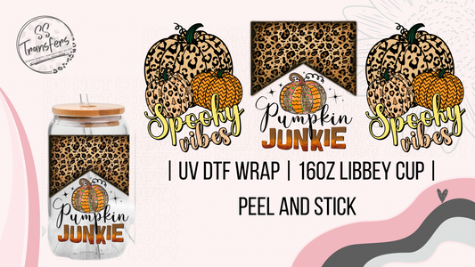 Pumpkin Junkie Libbey UV Wrap