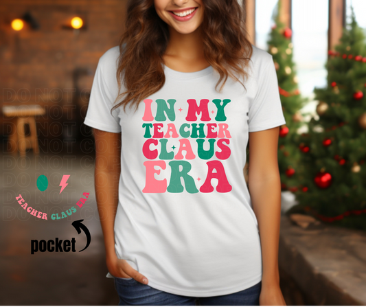 Claus Era Collection w/pocket included (Multiple Choices) DTF Transfer