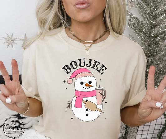 Boujee Snowman DTF Transfer