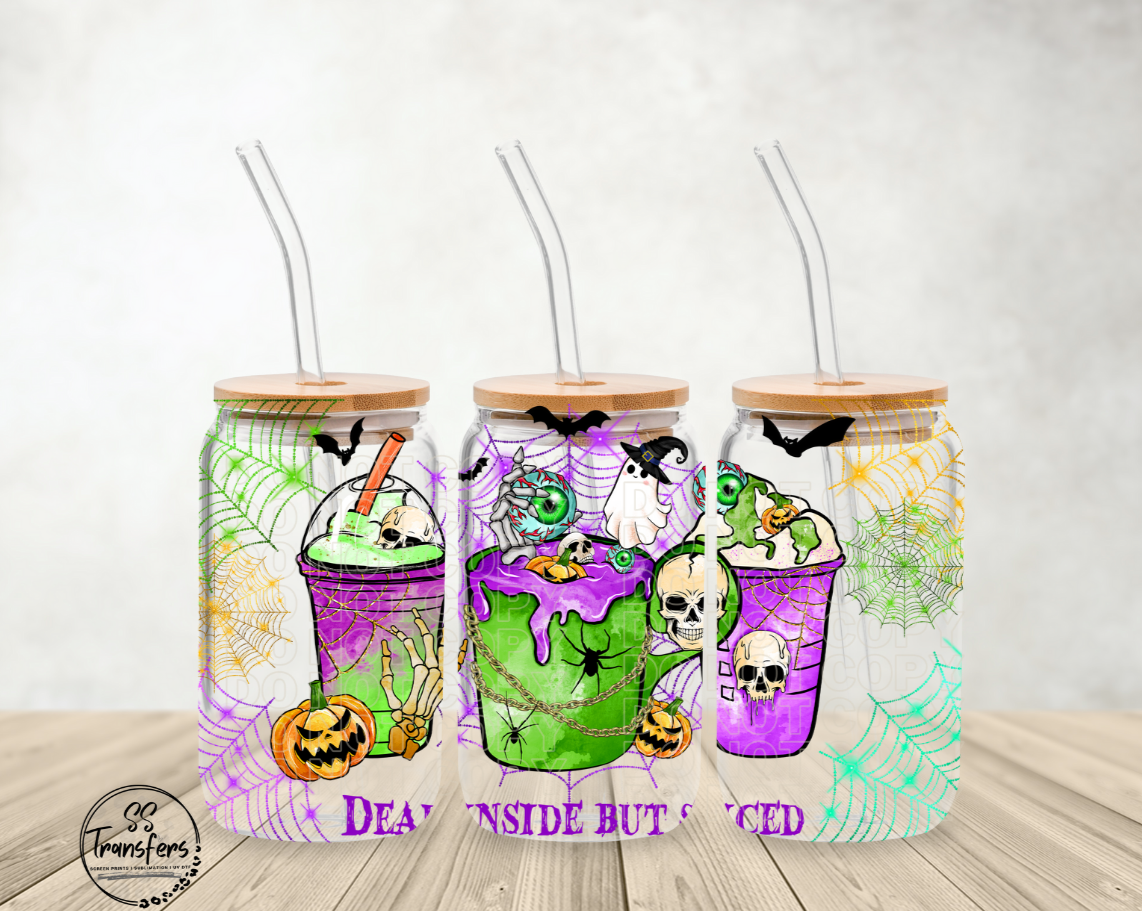 Dead Inside But Spiced Libbey UV Wrap