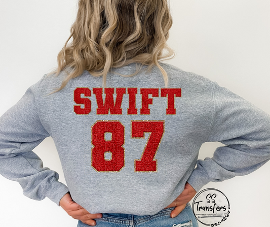 Faux Chenille Swift 87 *SS Exclusive* DTF Transfer