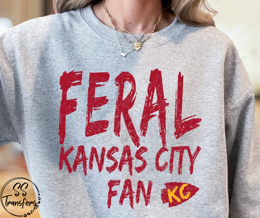 Feral KC Fan (Multiple Colors) DTF Transfer