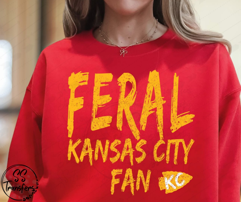 Feral KC Fan (Multiple Colors) DTF Transfer