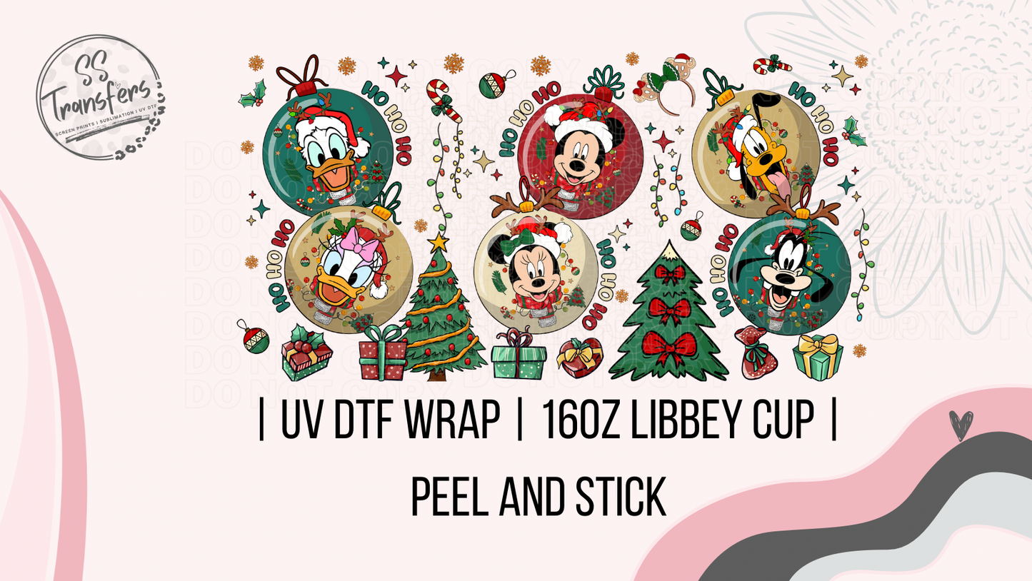 Mouse Ornaments Libbey UV Wrap