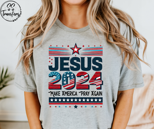 Jesus 2024 DTF Transfer