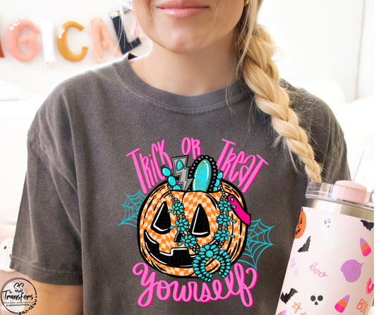 Trick or Treat Yourself (multiple colors) DTF Transfer