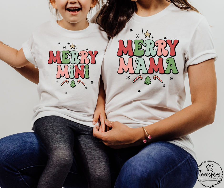 Merry Mama/Mini DTF Transfer