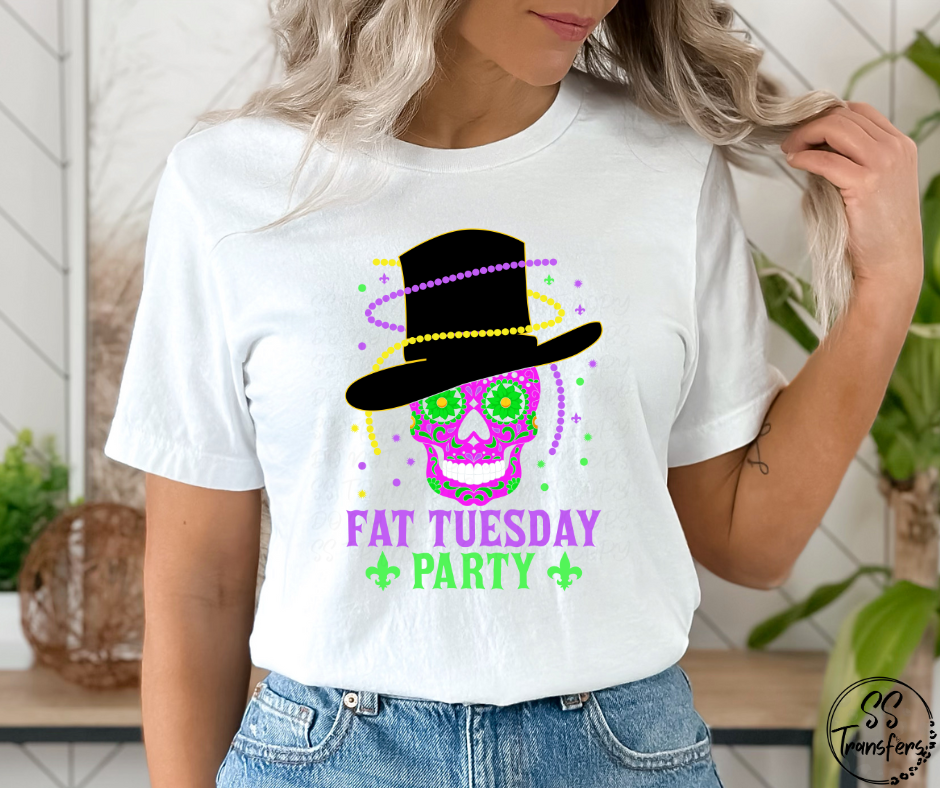 Fat Tuesday Party DTF Transfer