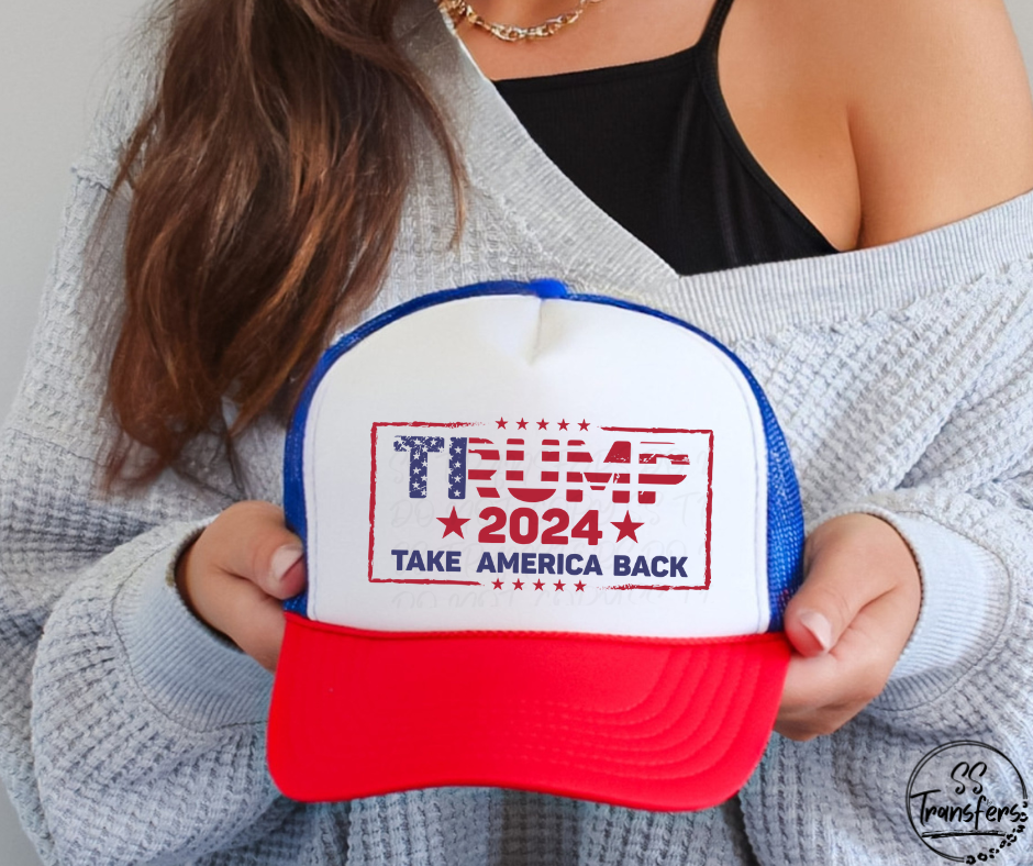 Take America Back Hat DTF/Sub Transfer