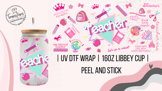 Teacher Retro Libbey UV Wrap