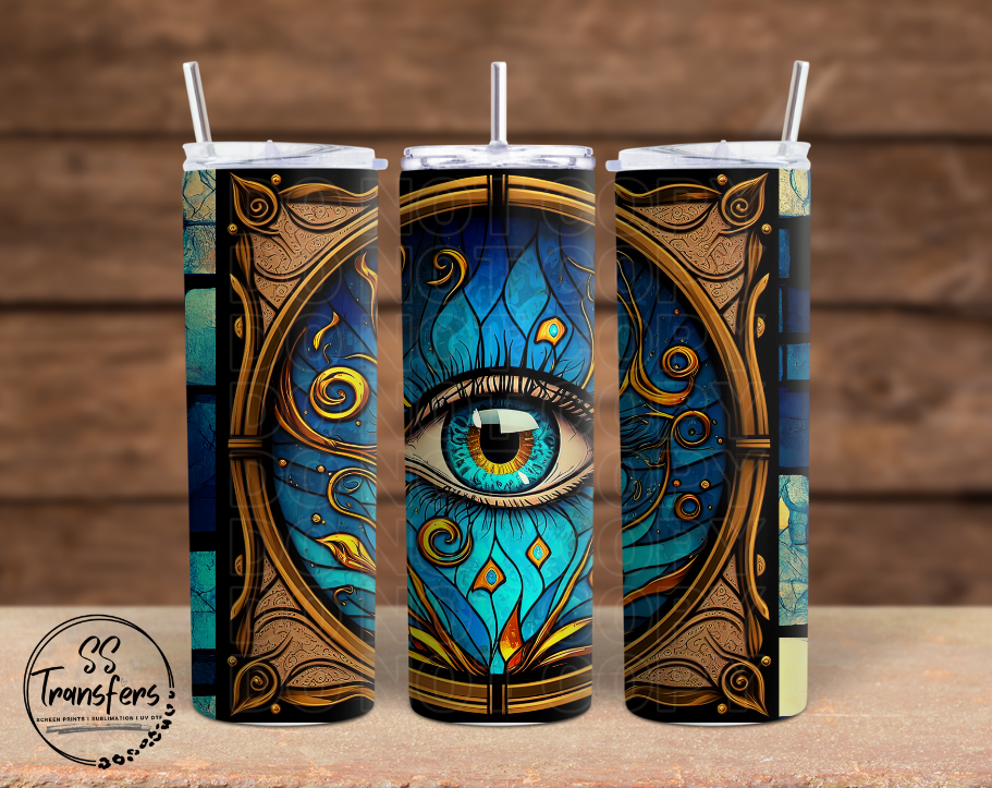 Stained Glass (Multiple Colors) Sub Tumbler Transfer