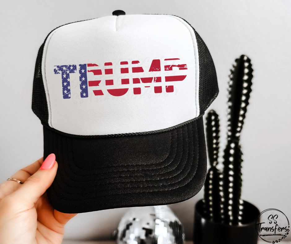 Trump Flag Hat DTF/Sub Transfer