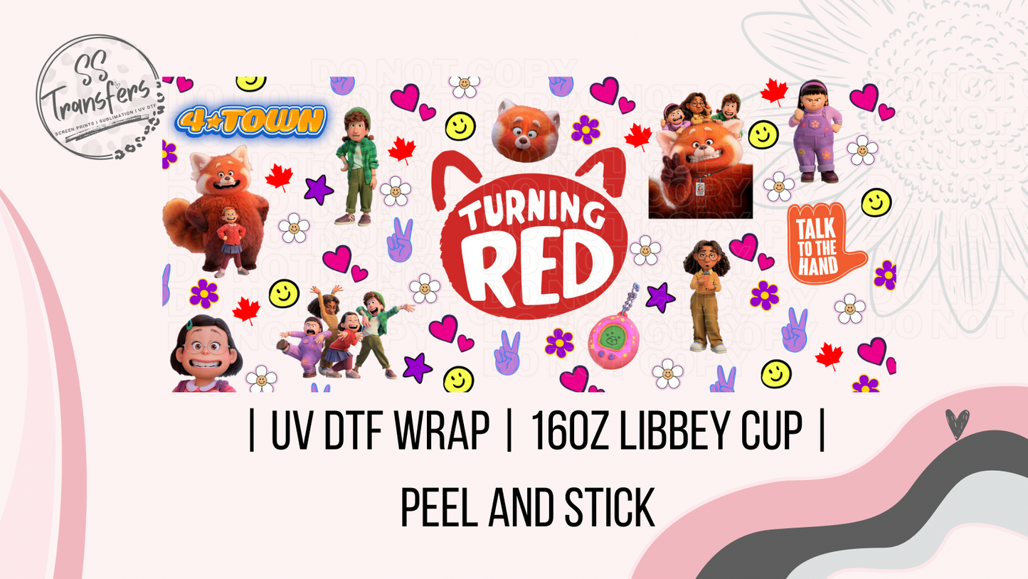 Turning Red Libbey UV Wrap