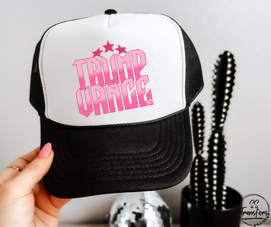 Trump/Vance Rockstar Hat DTF/Sub Transfer