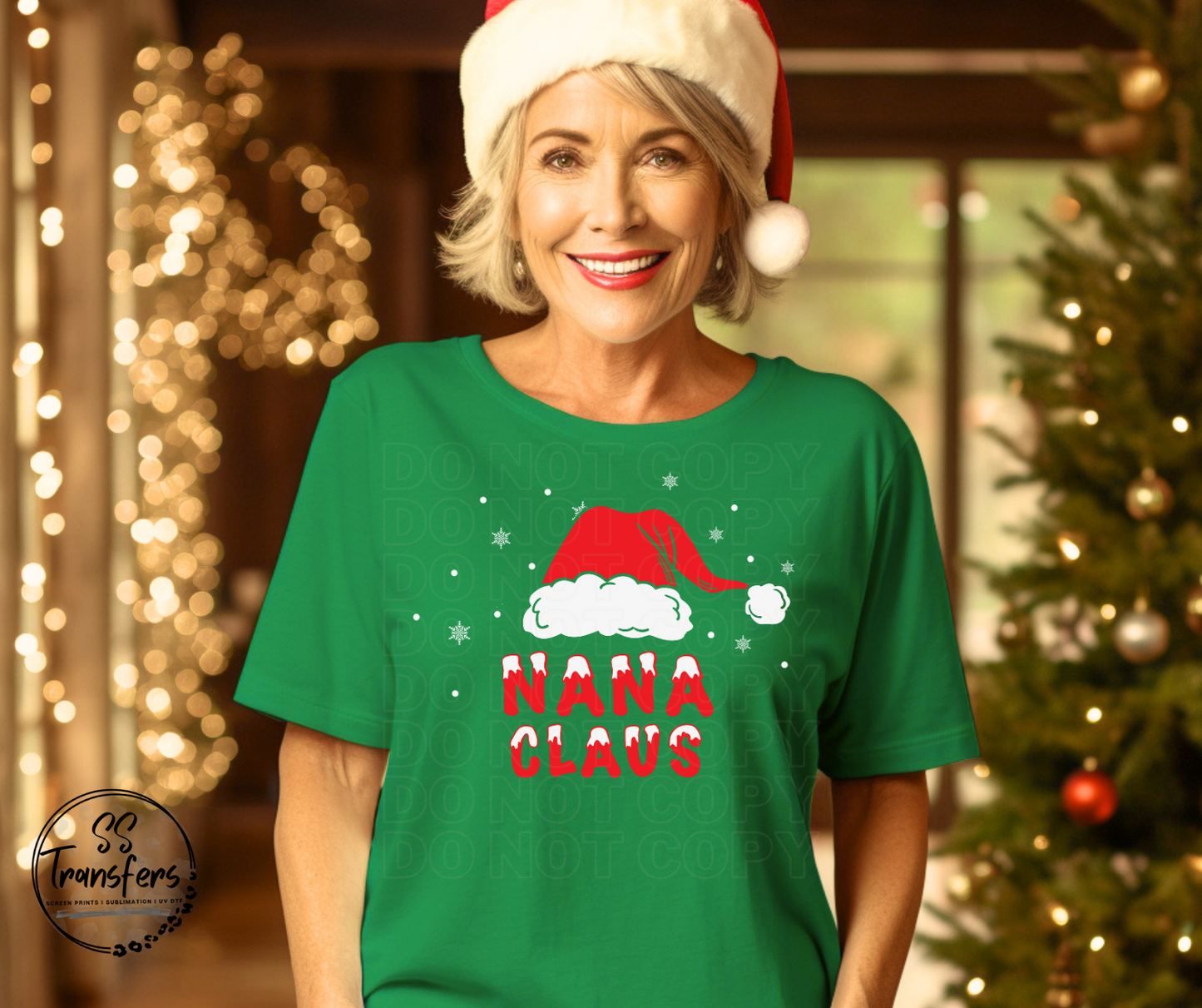 Santa Hat Family Collection (Multiple Choices) DTF Transfer