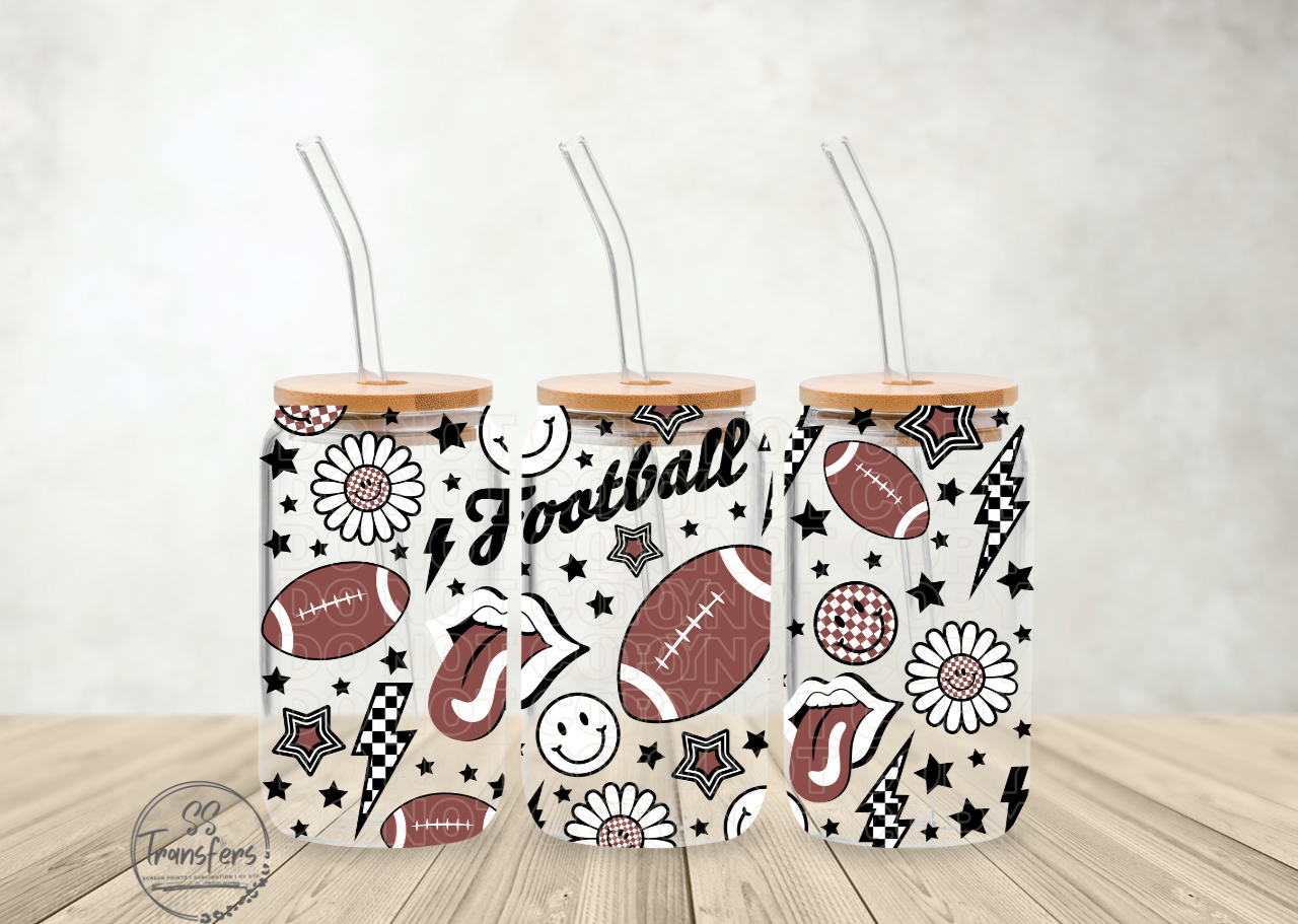 Football Smiles Libbey UV Wrap