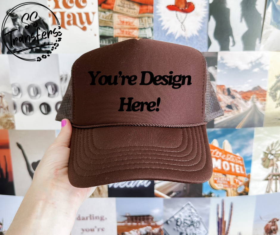 Custom Foam Trucker Hat-Upload Your Design