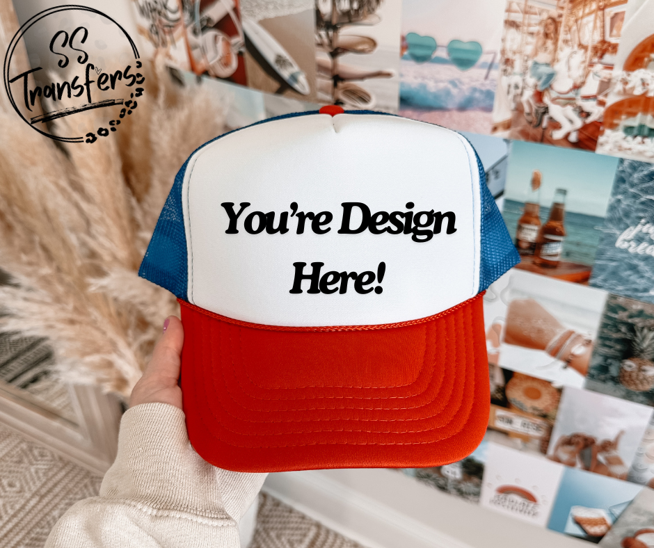 Custom Foam Trucker Hat-Upload Your Design