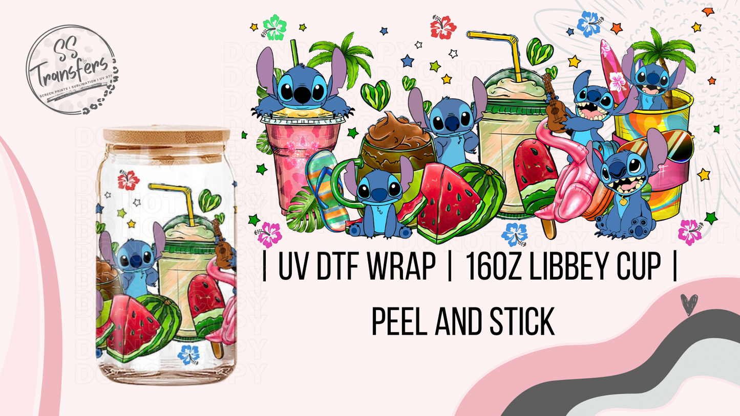 Watermelon Stitch Libbey UV Wrap