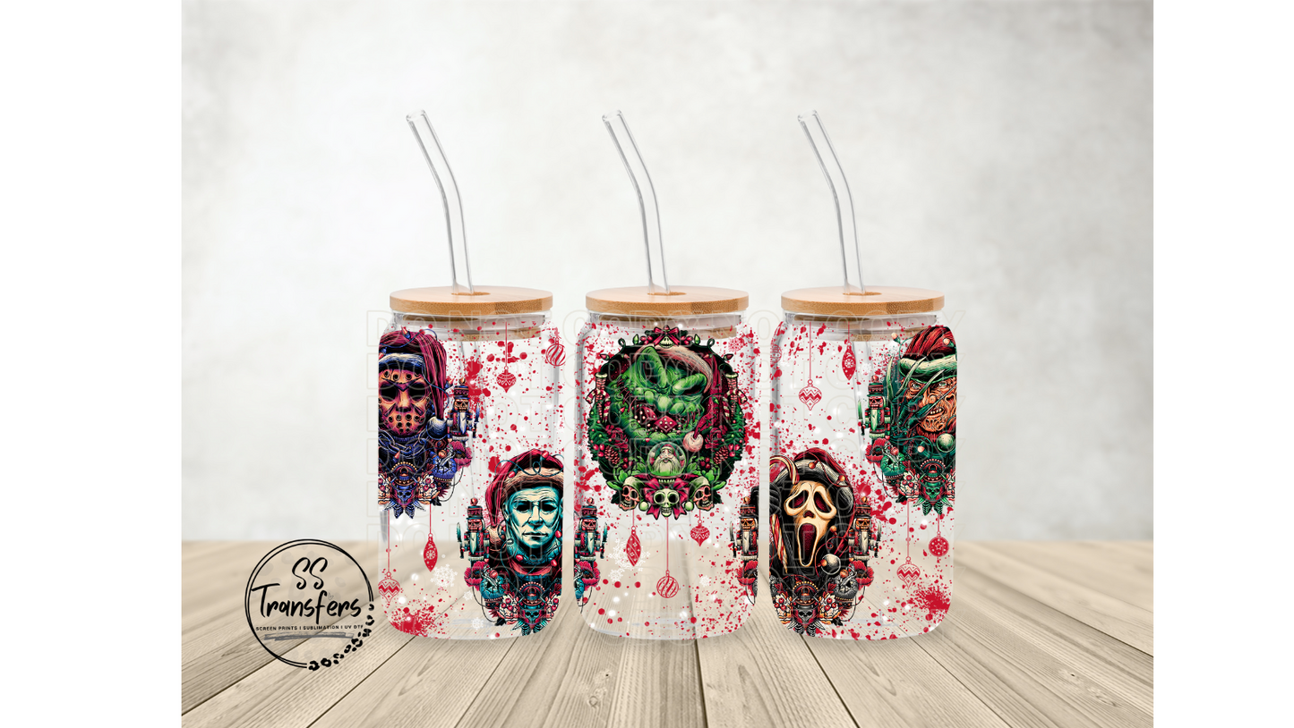 Scary Santa's Libbey UV Wrap