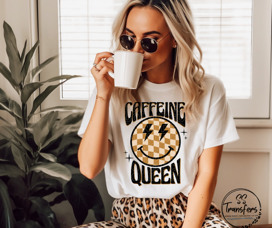 Caffeine Queen DTF Transfer