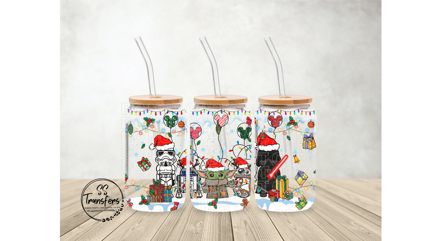 SW Christmas Scene Libbey UV Wrap