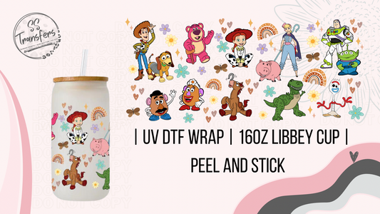 All the Toy Friends Libbey UV Wrap