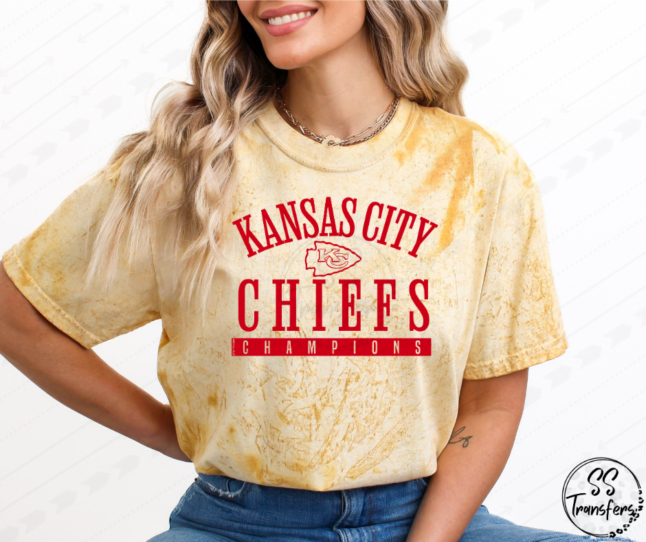 KC Champs (Multiple Colors) DTF Transfer