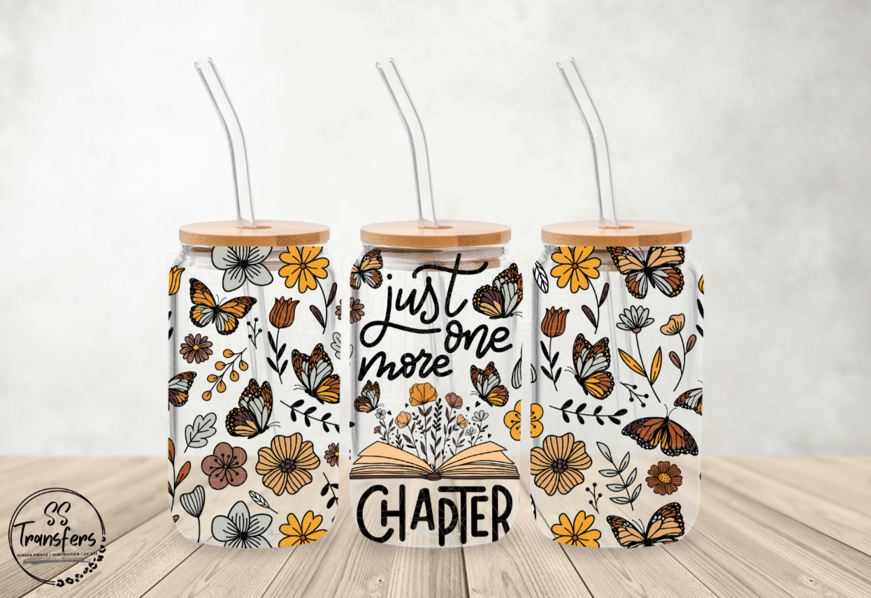 Just One More Chapter Libbey UV Wrap