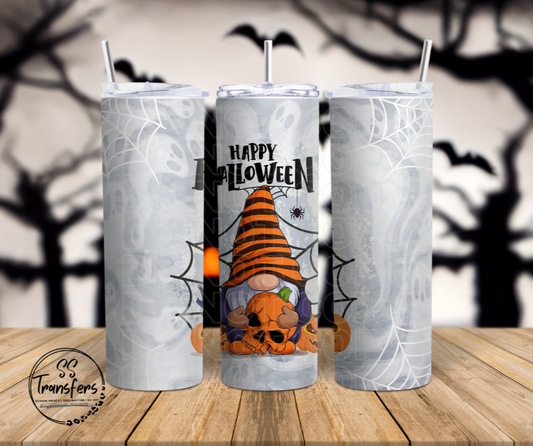 Happy Halloween Gnome Sub Tumbler Transfer