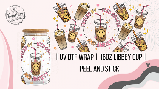 Iced Coffee and Anxiety Libbey UV Wrap