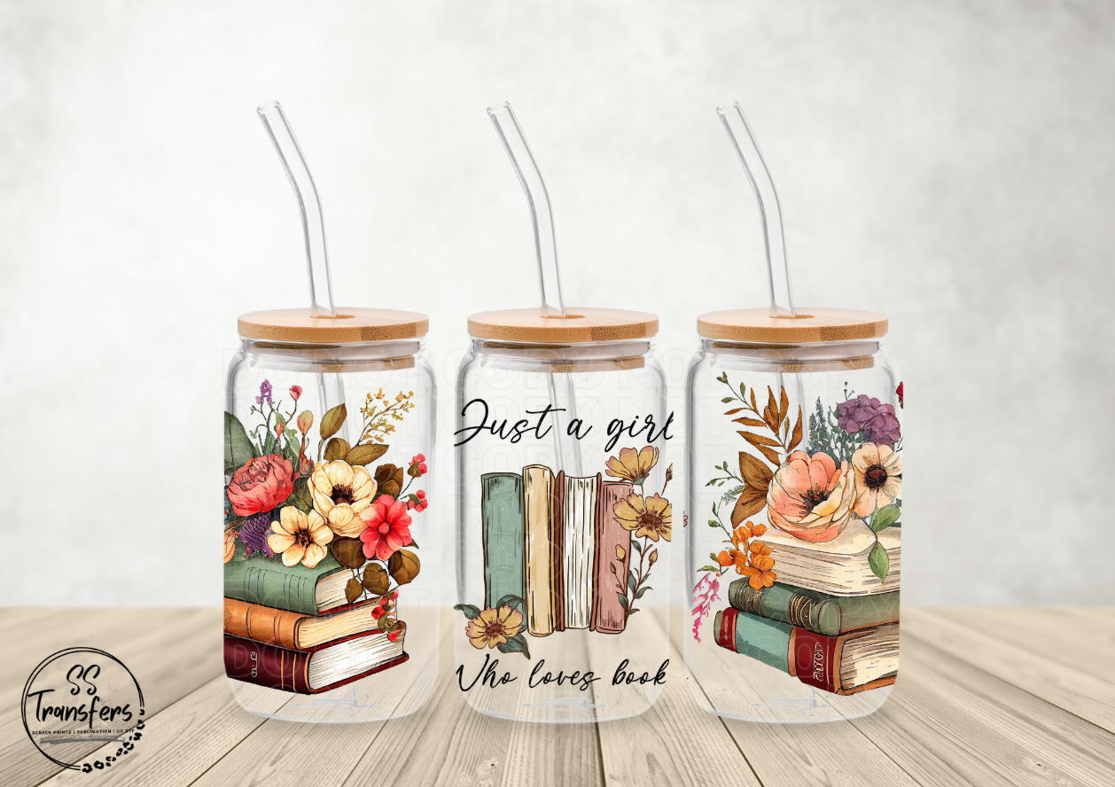 Just A Girl Who Loves Books Libbey UV Wrap