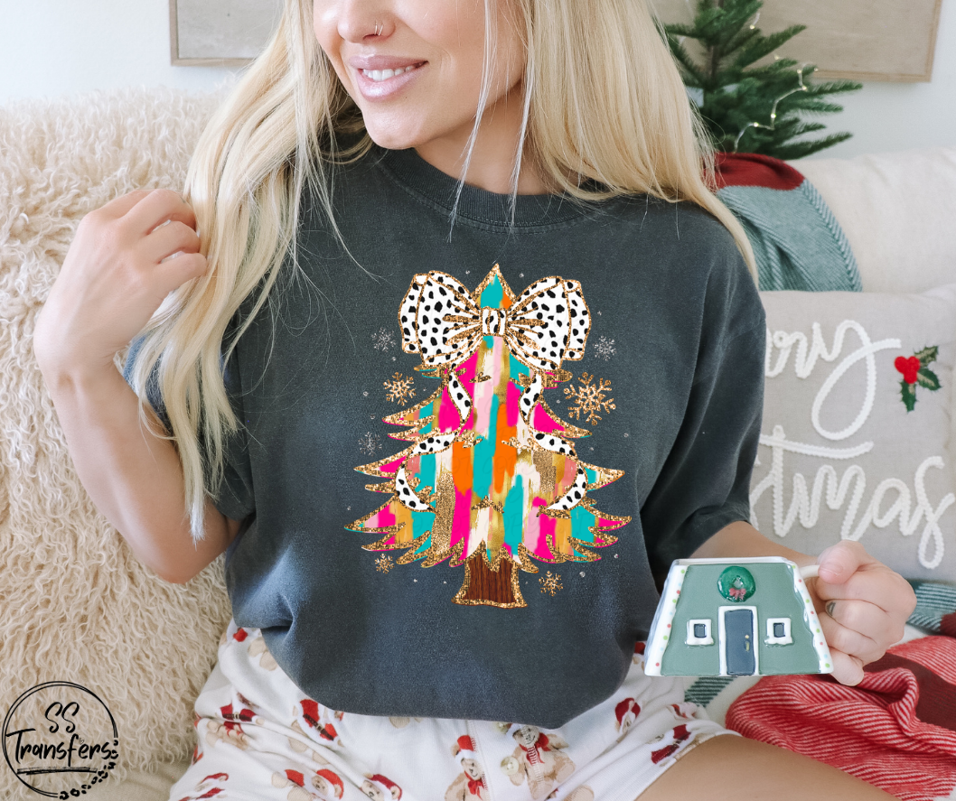 Watercolor Christmas Trees (multiple choices) DTF Transfer