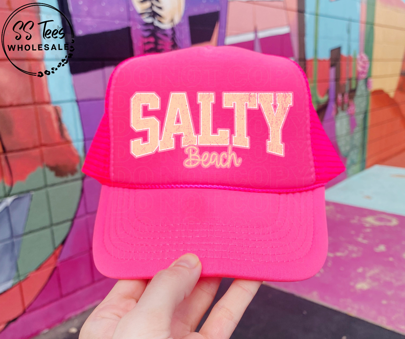 Salty Beach Hat DTF/Sub Transfer