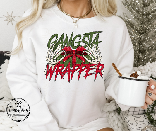 Gangsta Wrapper DTF Transfer