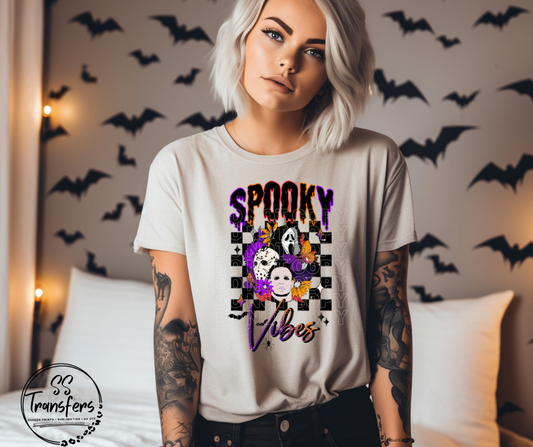 Terror Squad Checkered Spooky Vibes DTF Transfer