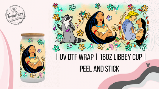 Indian Princess Libbey UV Wrap