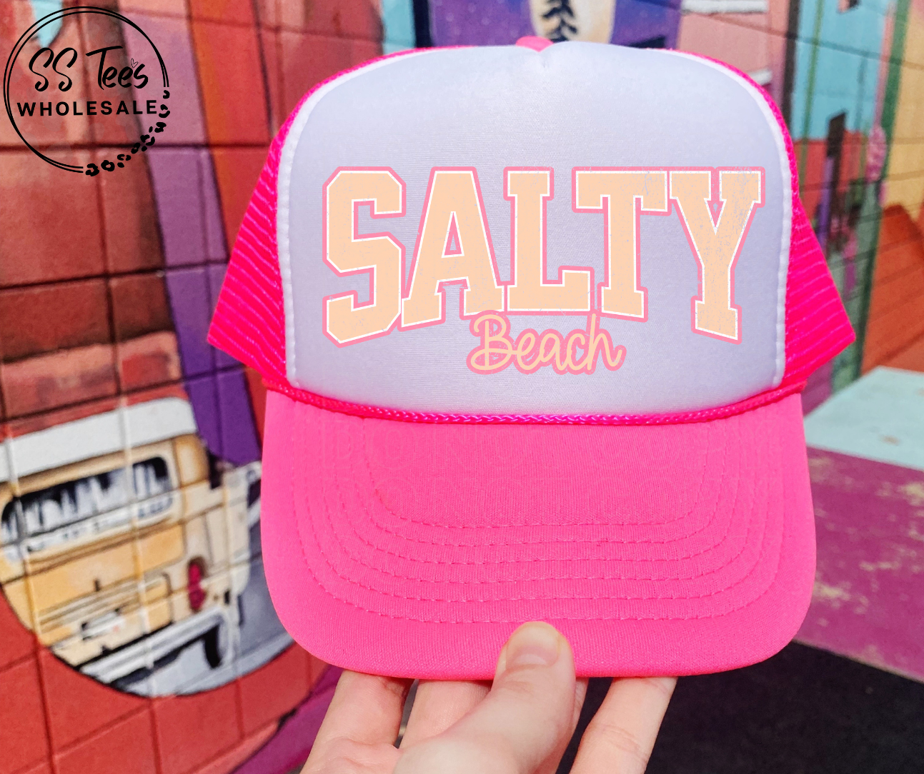 Salty Beach Hat DTF/Sub Transfer