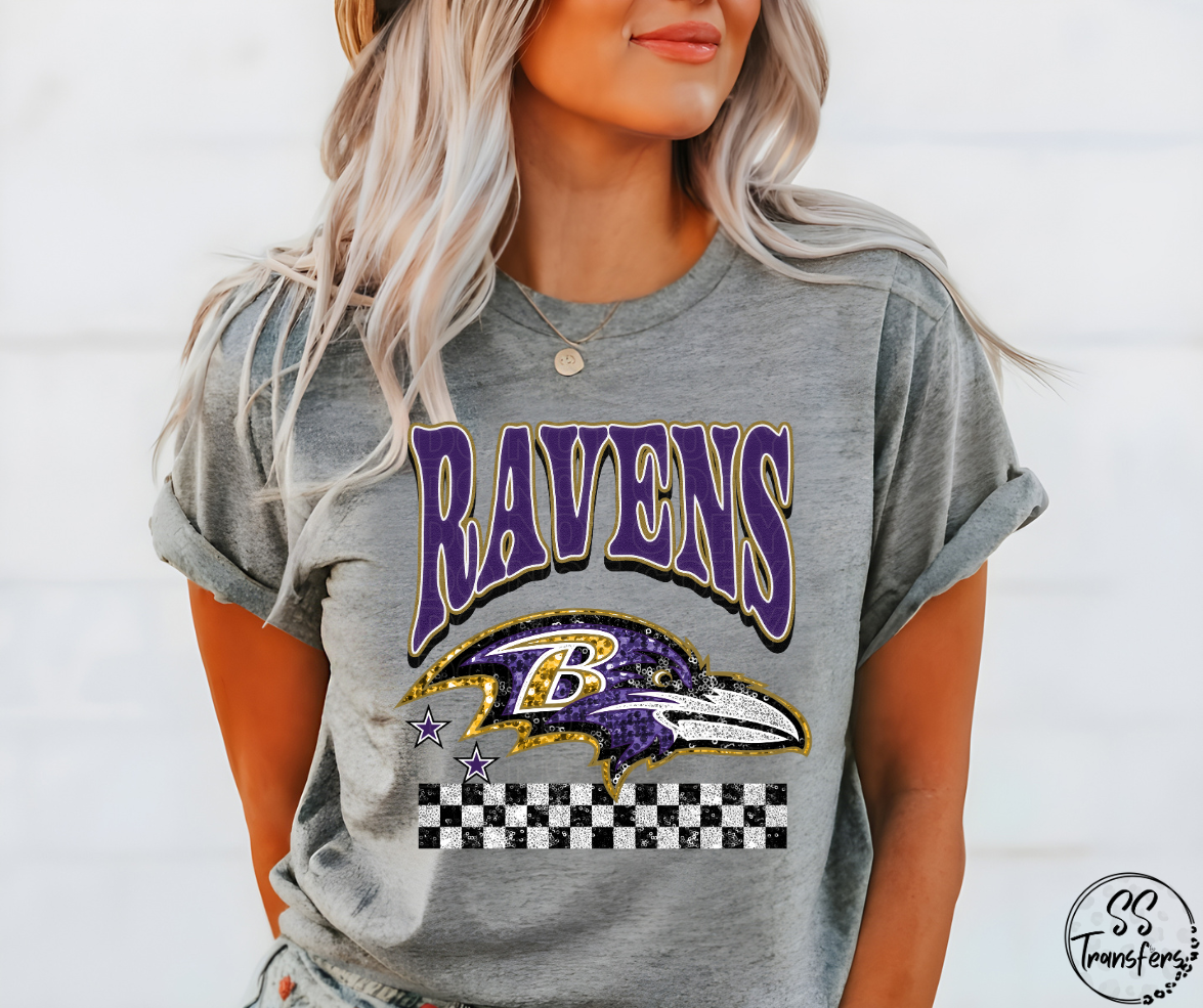 Pro Football Faux BLING Teams (Multiple Teams) DTF Transfer