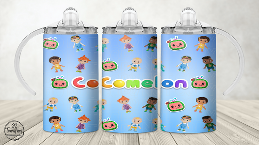 Coco (Multiple Options) 12oz Sippy/Flip Top Tumbler Sublimation Transfer