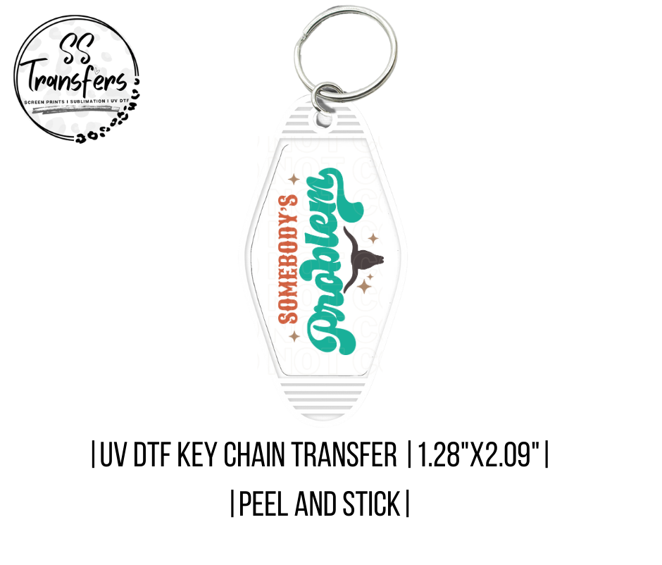 Somebody's Problem Motel UV Keychain