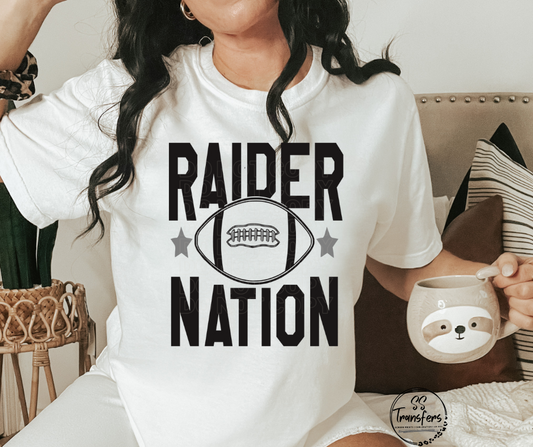 Raider Nation DTF Transfer