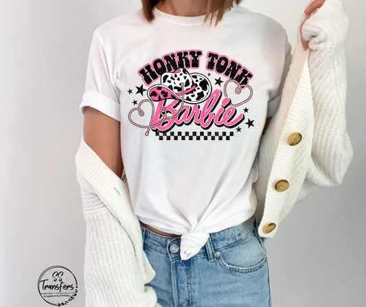 Honky Tonk Babe (pocket included) DTF Transfer