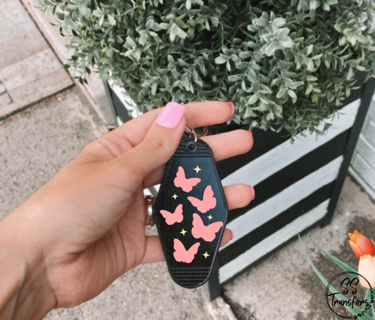 Butterflies Motel UV Keychain