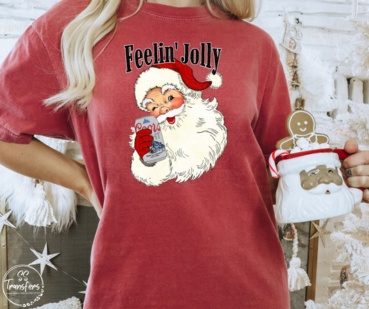 Feelin' Jolly Santa (Multiple Options) DTF Transfer
