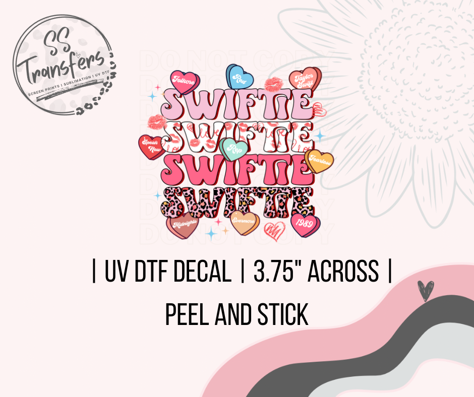 TS Candy Hearts UV Decal