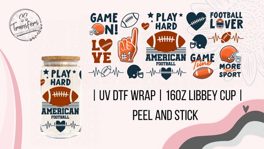 Football Lover Libbey UV Wrap