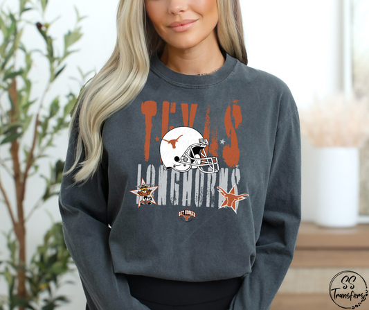 Longhorns Distressed (multiple options) DTF Transfer