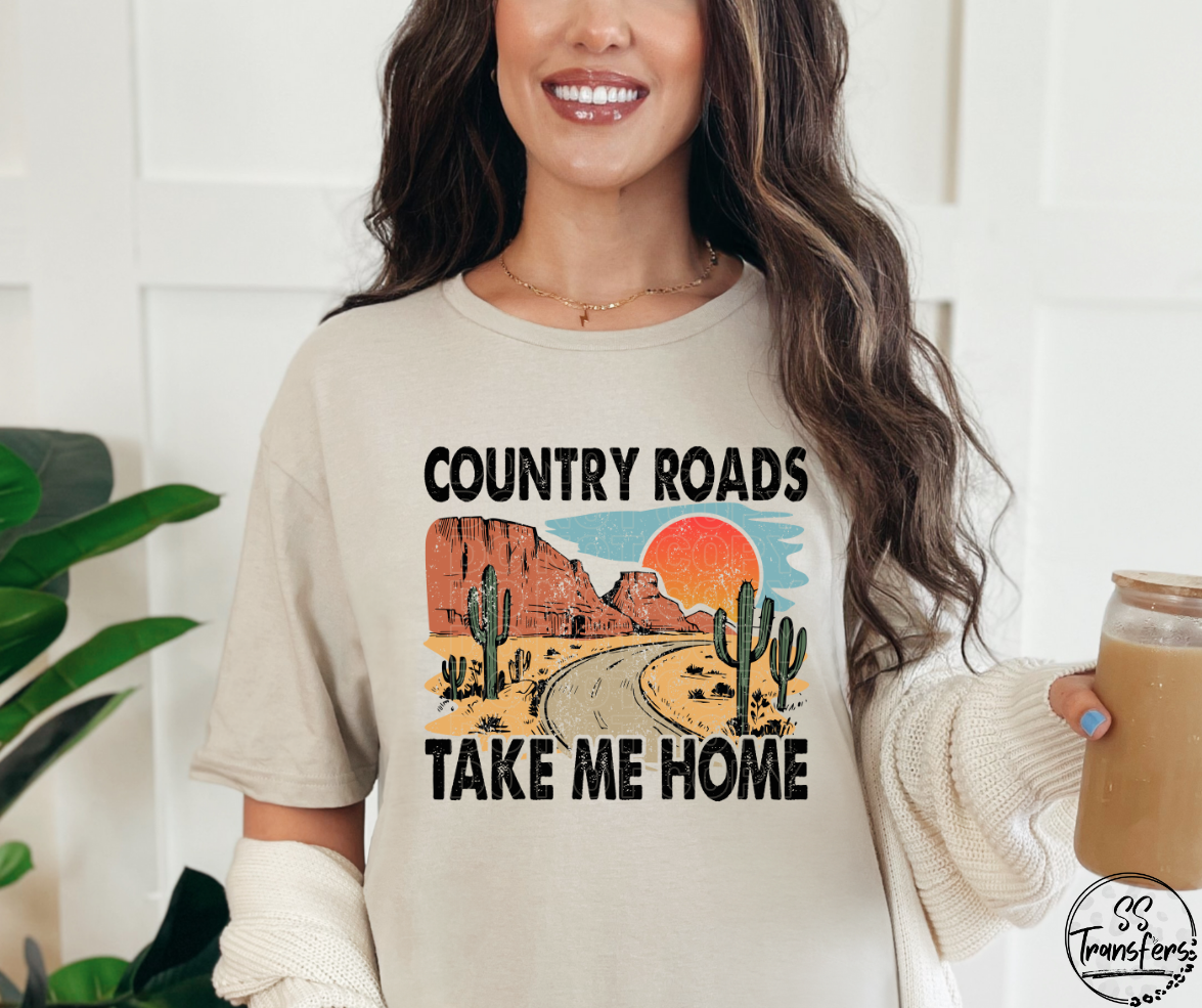 Country Roads DTF Transfer